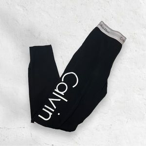 calvin klein soft black leggings